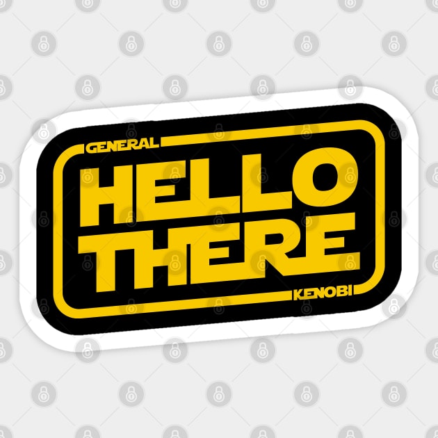 Hello There Sticker by Astroman_Joe